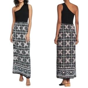 Rachel Rachel Roy One Shoulder Floral Maxi Dress